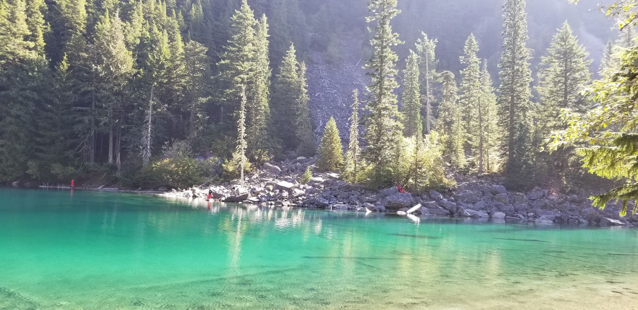 Hiking at Lindeman Lake Chilliwack Lake Provincial Park