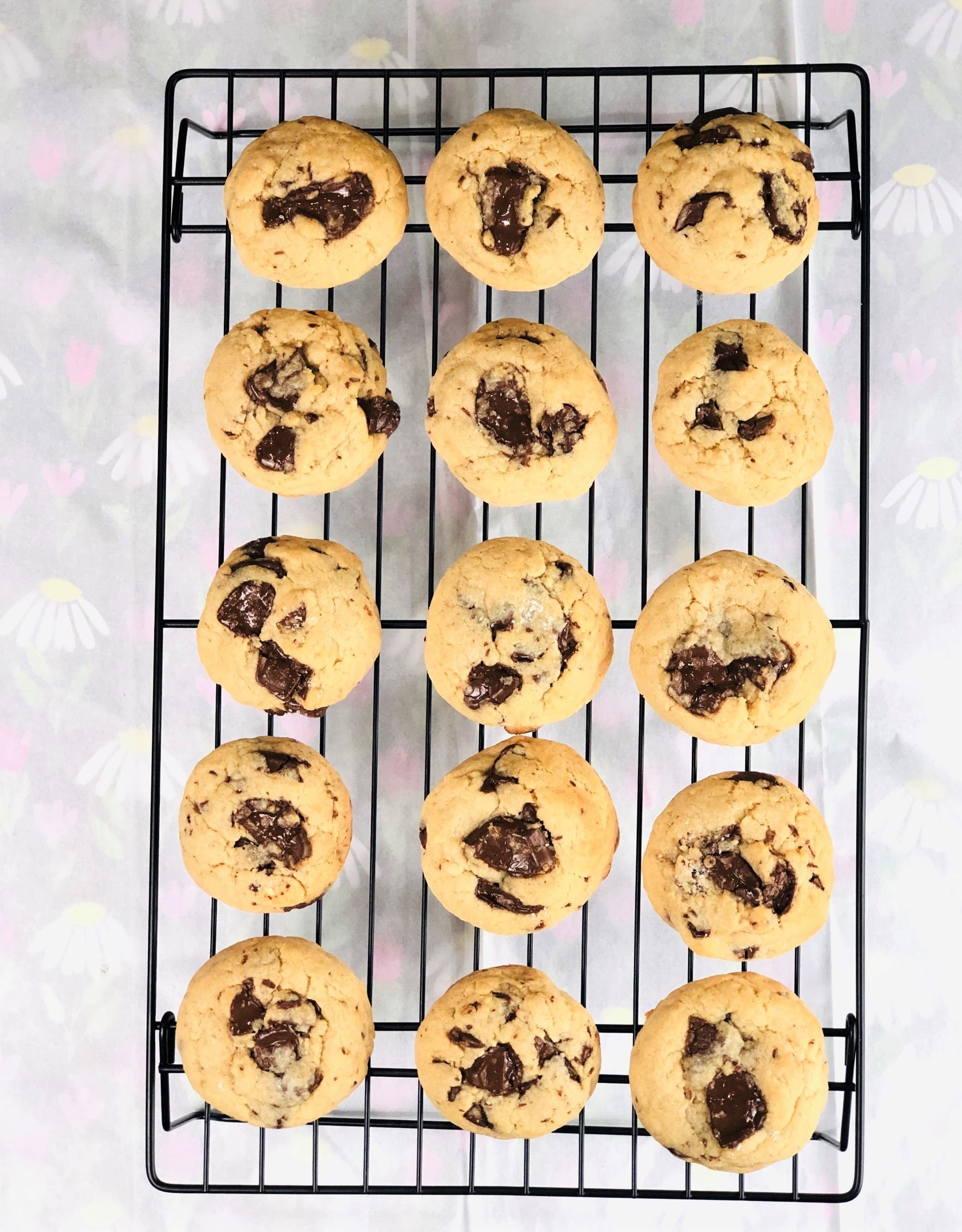 Lindt Chocolate Chip Cookies with Sea Salt