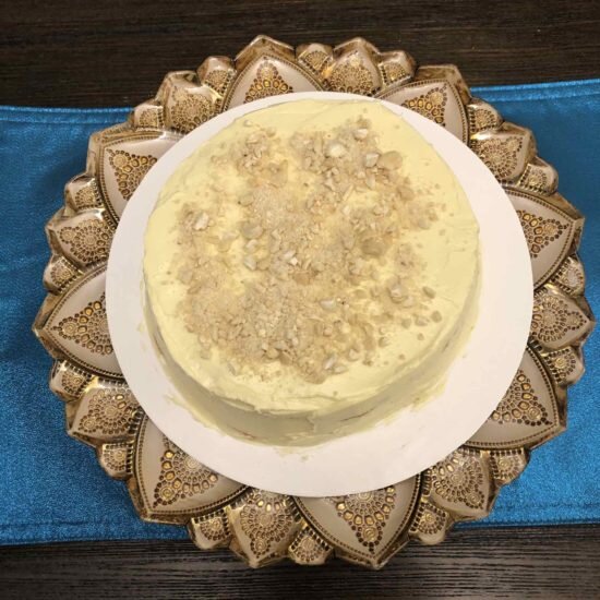 Sans Rival or Meringue with Buttercream Cashew filling